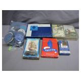 Vintage Playing Cards & Poker Chips Set