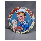Cracker Jack Tin Advertising Sign