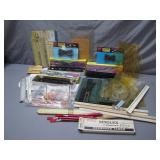 HO Railroad Parts and Drafting Tools