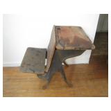 Old School Wooden and Iron Desk
