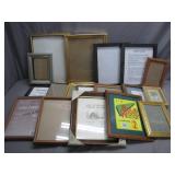 Picture Frame Lot With Variety