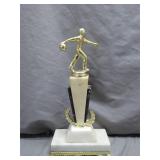 Gold-Toned Bowling Trophy