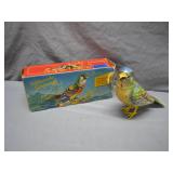 Colorful Tin Mechanical Singing Bird