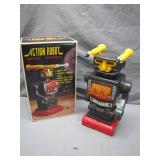 Battery-Operated Action Robot with Box