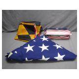 American & Maryland State Flags