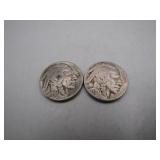 Two 1930 Buffalo Nickels