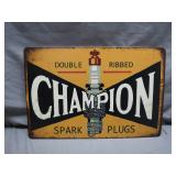 Champion Spark Plugs Tin Sign