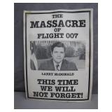 1980s Flight 007 Protest Poster