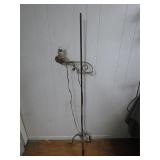 Early Electric Floor Lamp With Scroll Details