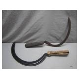 Rustic Handcrafted Sickles