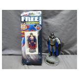 Superman and Batman Collectible Figurines