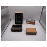 2 Vintage Lighters and Match Holder