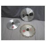 Three Circular Saw Blades