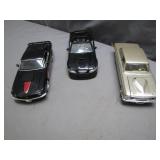 Three Die-Cast Classic Model Cars