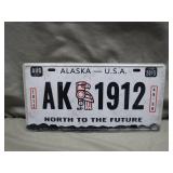 Alaska 2015 License Plate With Unique Design
