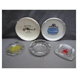 Five Unique Ashtrays