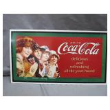 1993 Coca-Cola Metal Sign Advertisement