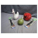 Ceramic Figurines and Decorative Garden Lot