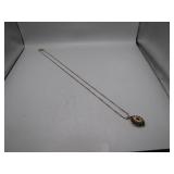 Sterling Silver 18-Inch Necklace with Pendant