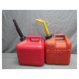2-Gallon Plastic Gasoline Cans