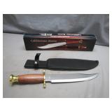 Cobblestone Bowie Knife with Sheath