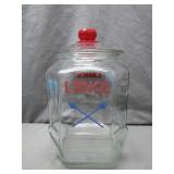 Vintage 12-Inch Lance Jar With Lid