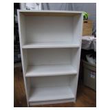 Compact White Bookcase, 24 in. x 10 in. x 40 in.