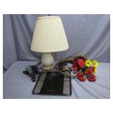 Eclectic Collection of Lamp and Decor Items