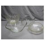 Four Vintage Glass Bowls