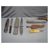 Fixed Blade Knives with Sheaths