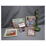 Colorful Art Lot and Decorative Items