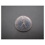 1973 Washington Redskins Schedule Token