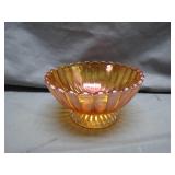 Vintage Imperial Glass Carnival Bowl