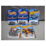5 Hot Wheels Collector Cars in Packaging
