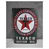 Retro Style Texaco Motor Oil Sign