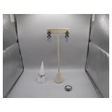 Sterling Silver Rings and Earrings Set