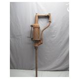 Vintage Ranch Water Pump with Logo Plaque
