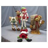 Festive Holiday Plush Decoration Set
