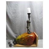 Custom Lamp with Harley-Davidson Tank Base