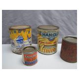 Full Vintage Paint and Stain Cans