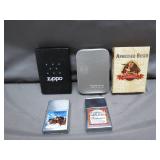 Budweiser-Themed Lighters in Cases
