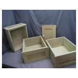 Wooden Drawers and Cabinet Door Set