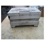Heavy-Duty Metal Storage Box with Lid