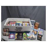 Massive Collection of DVDs and VHS Tapes