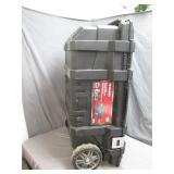 Husky 25-Gallon Mobile Job Box with Wheels