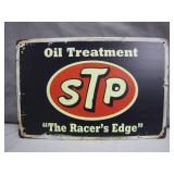 Retro STP Oil Treatment Metal Sign