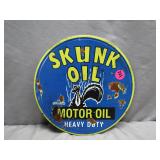 Skunk Oil Motor Oil Tin Sign