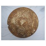 Rustic Cast Iron Manhole Cover