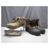 Two Pairs of Insulated Boots, Sizes 10 & 11