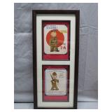 Framed World War II Birthday Cards